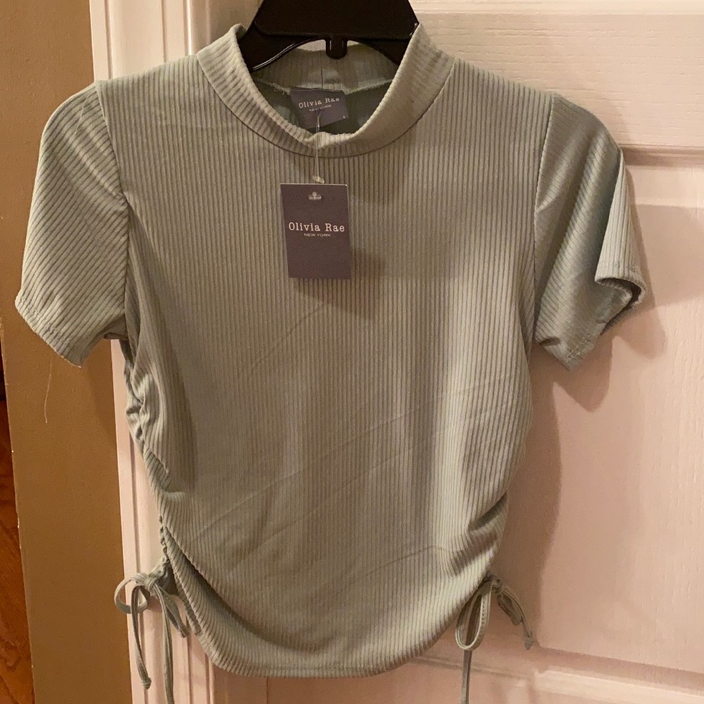Olivia Rae t shirt with cinch detail